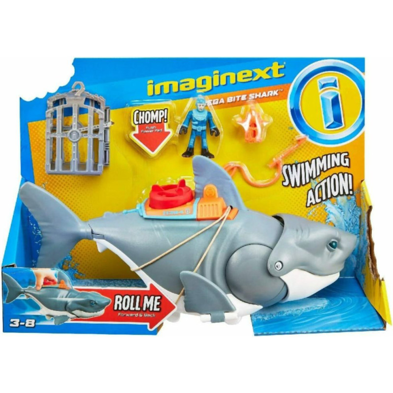 Mattel Fisher Price Imaginext: Mega Bite Shark (GKG77)