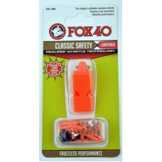 FOX Whistle Fox 40 Classic + string 9903-0308 orange