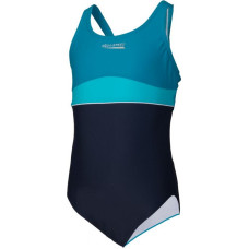 Aqua-Speed EMILY Junior swimsuit navy blue and blue (134)