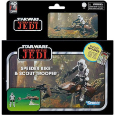 Hasbro Fans - Disney Star Wars Return of the Jedi Vintage Collection: Speeder Bike  Scout Trooper Action Figure (F6882)