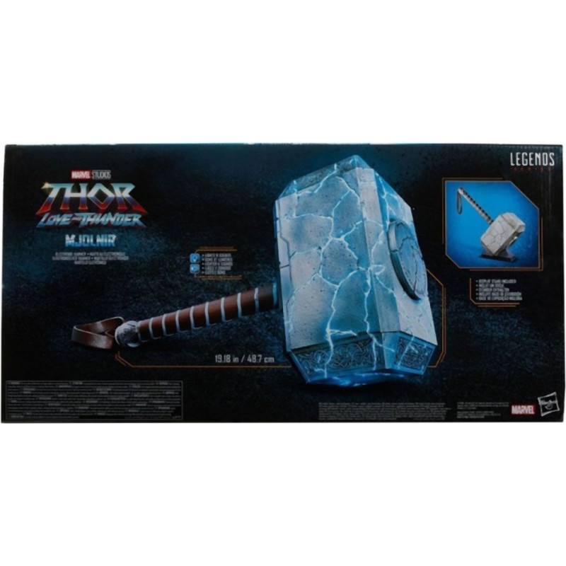 Hasbro Fans - Marvel: Thor Love and Thunder - Mjolnir Electronic Hammer (F3560)