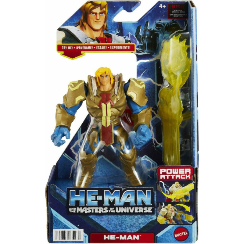 Mattel He-Man and the Masters of the Universe: Power Attack - He-Man Action Figure (HDY37)