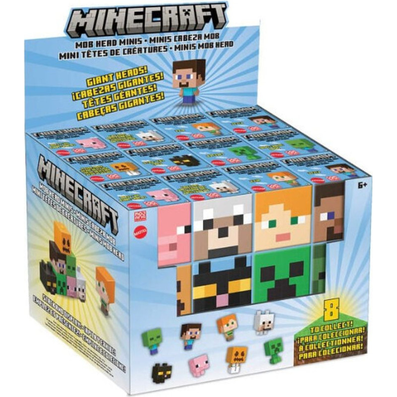 Mattel Minecraft: Mob Head Minis (Random) (HDV64)