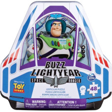 Spin Master - Toy Story Buzz Lightyear Lenticular Puzzle in a Shaped Tin Packaging (20108499)