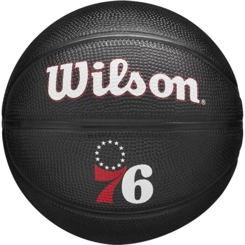 Wilson Team Tribute Philadelphia 76ers Mini Ball WZ4017611XB basketball (3)