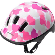 Meteor Bike helmet Meteor KS06 Hearts pink size XS 44-48cm Jr 24818