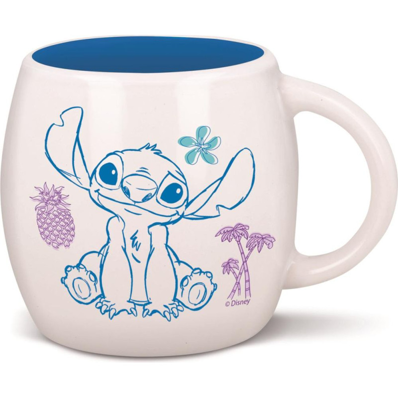 Stor : Stitch Drawing - Young Adult Globe Mug In Gift Box  (385ml) (95743)