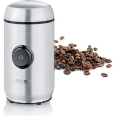 Severin młynek do kawy i przypaw inox, pojemność 50 g, zwijacz kabla, 2 noże ze stali nierdzewnej, moc 150w km3879