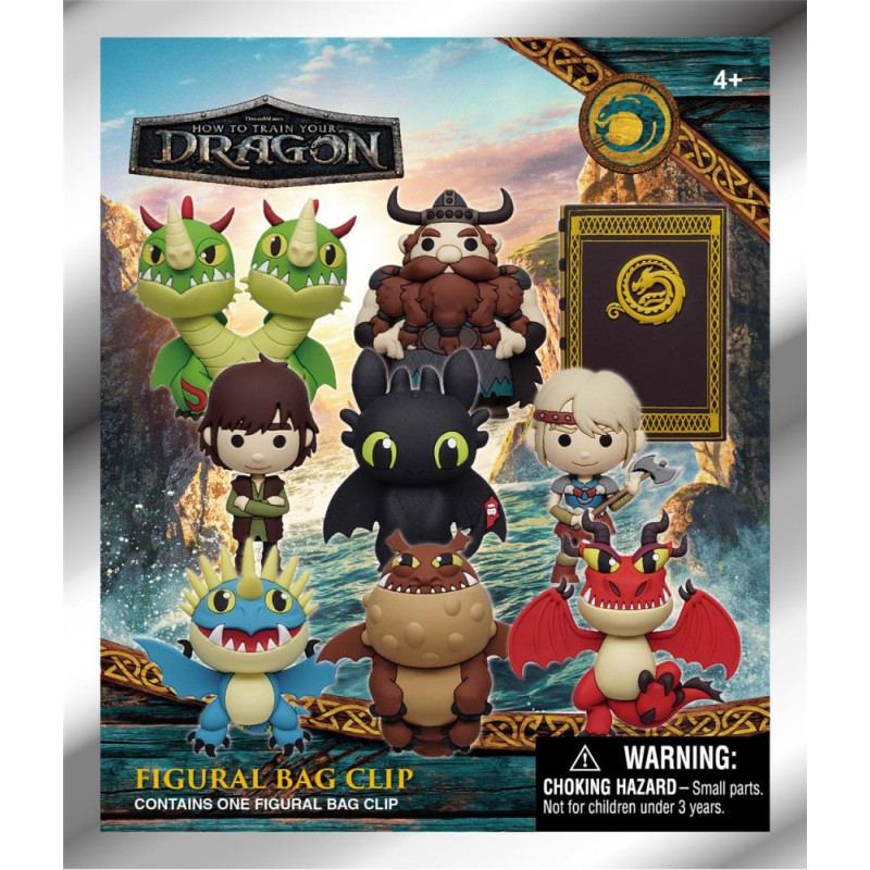 Monogram International Monogram: How To Train Your Dragon (2025 Movie) (Blind Bag/random) 3D Foam Bag Clips