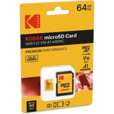 Kodak mSD 64GB UHS-I U1 V10 A1 Premium EKMSDM64GXC10K