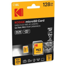 Kodak mSD 128GB UHS-II U3 A1 V60 Ultra Pro EKMSDM128GUHS2V1K