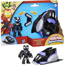 Hasbro Marvel: Iron Man And His Awesome Friends - Black Panther Panther Plane Vehicle (G1774)