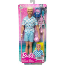 Mattel Barbie: Ken Doll with Swim Trunks and Beach-Themed Accessories (HPL74)