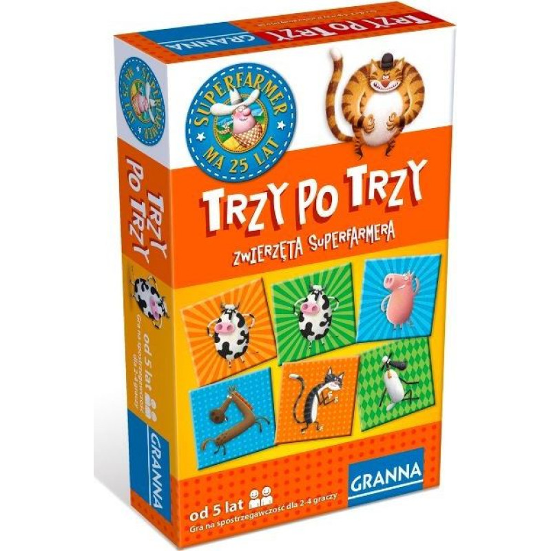 Granna Gra trzy po trzy zwierzęta superfarmera