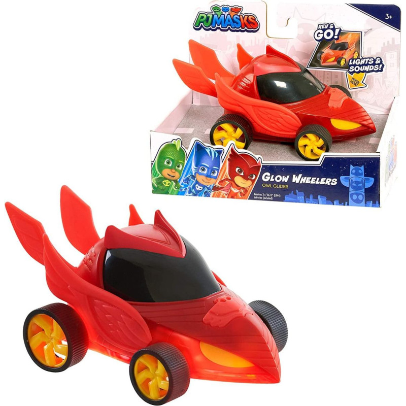 PJ Masks - Glow Wheelers Owl Glider - Toy - rotaļlieta