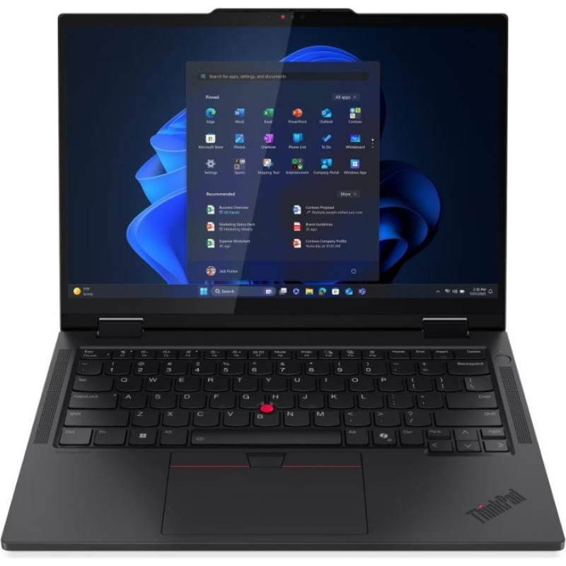 Lenovo Ultrabook thinkpad t14s 2in1 g1 21r30040pb w11pro ult5 225u/16gb/512gb/int/14.0 wuxga/touch/black/3yrs premier support + co2 offset