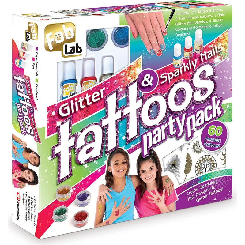 FabLab - Glitter Tattoos Mega Pack - Toy - rotaļlieta