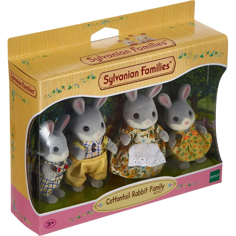 Sylvanian Families - Cottontail Rabbit Family - Toy - rotaļlieta