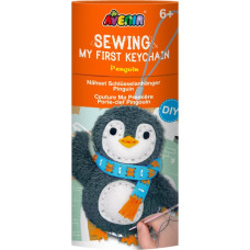 Mg Dystrybucja Zestaw kreatywny uszyj brelok do kluczy - pingwin