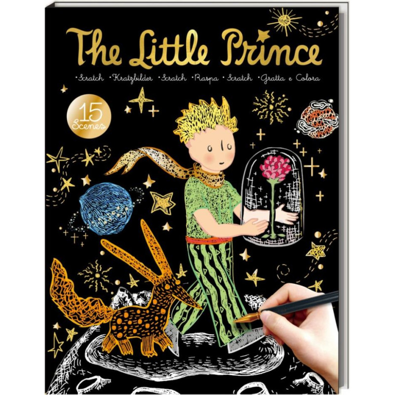 Mg Dystrybucja Książka z wydrapywankami - mały książe