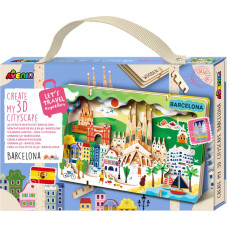 Mg Dystrybucja Puzzle stwórz pejzaż miejski 3d - barcelona