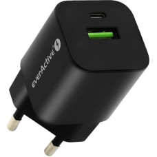 Everactive Ładowarka usb/usb-c qc3.0 30w technologia gan czarna