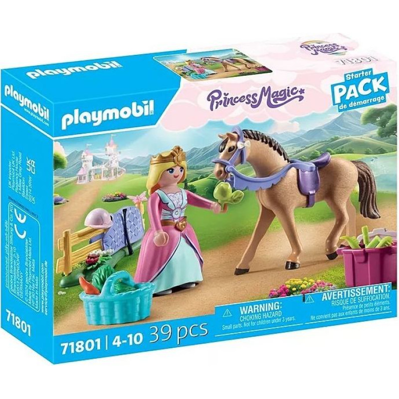 Playmobil Zestaw z figurkami princess magic 71801 księżniczka z koniem