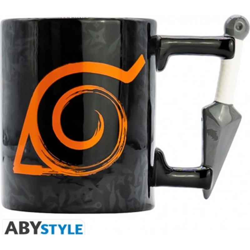 Abysse : Naruto Shippuden - Kunai Konoha  3D Handle Mug (460ml) (ABYMUGA095)