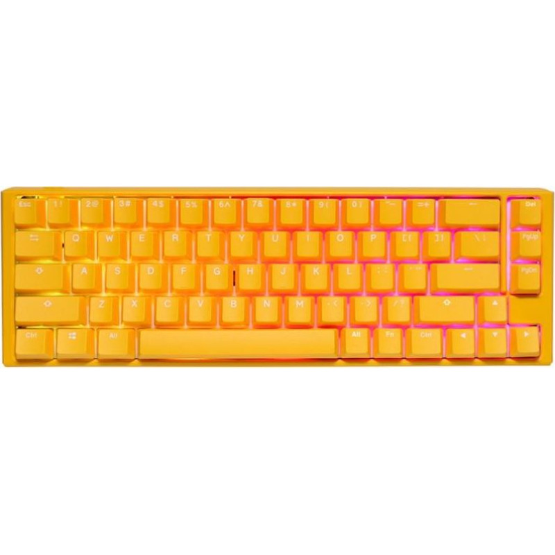 Ducky One 3 Yellow SF Gaming Keyboard USB QWERTY US English Yellow