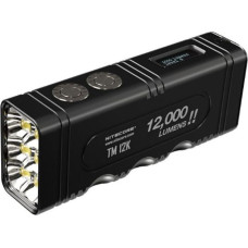 Nitecore TM12K Flashlight Black Tactical LED Flashlight