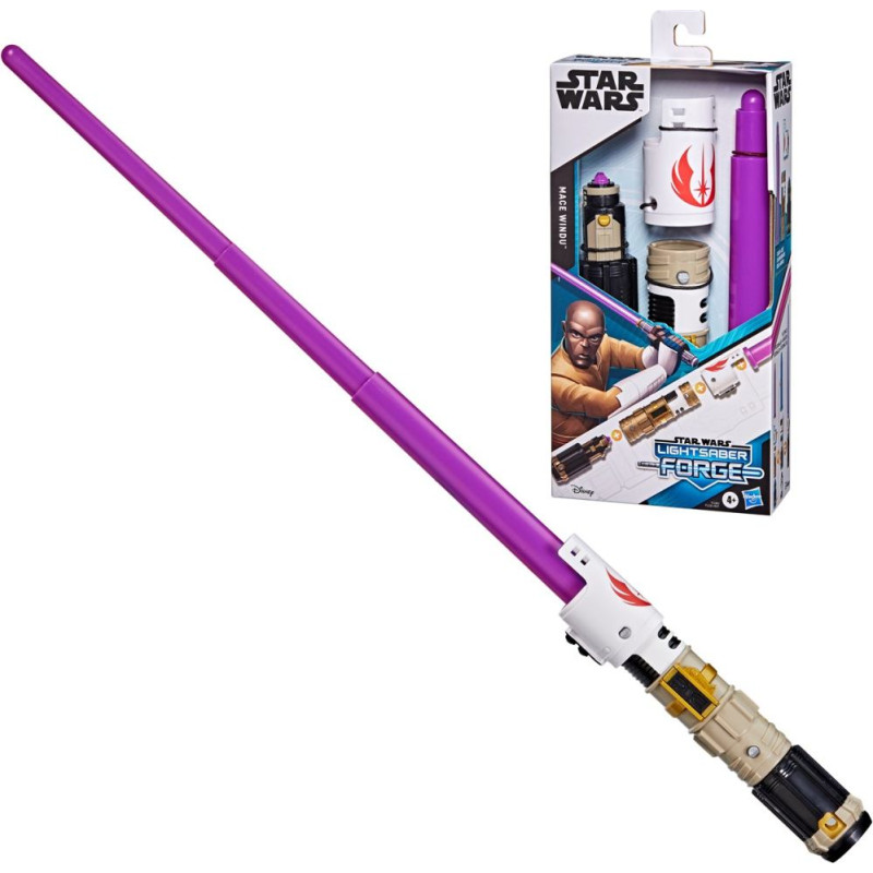 Hasbro Disney: Star Wars Lightsaber Forge - Mace Windu Extendable Purple Lightsaber (F1164)