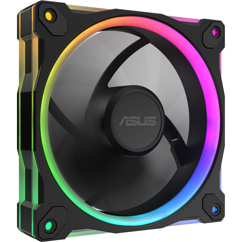 Asus Wentylator asus prime mr120 fan argb black 3in1
