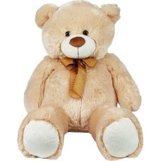 Madej Maskotka miś pluszowy z kokardką 70 cm beżowy