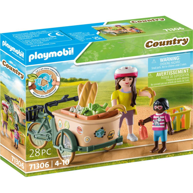 Playmobil FARM Fermera kravas velosipēds 71306