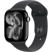 Apple Watch series 11 gps + cellular, koperta 42 mm z tytanu w kolorze naturalnym, pasek sportowy w kolorze górskiej szarości - rozmiar m/l