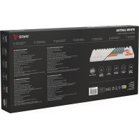 Savio klawiatura mechaniczna astral white outemu white jade rgb