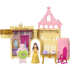 Mattel Disney Princess: Belle Palace -  Belle Mini Doll Playset (JDP54)