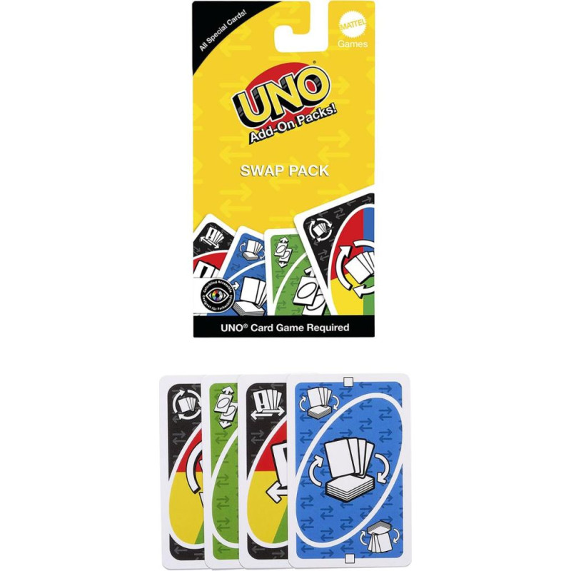 Mattel UNO®: Add-On Packs Κάρτες Ανταλλαγής (JCV59)