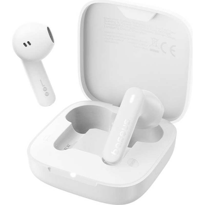 Baseus Słuchawki bezprzewodowe baseus bowie e16 (biały)