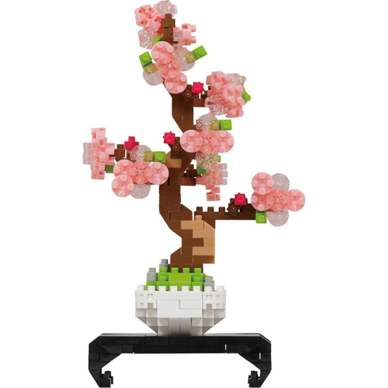 Bandai Namco Bandai Nanoblock: Object - Pink Bonsai Building Block Figure (NBC225)