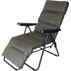 GARDEN ARMCHAIR WITH FOOTREST 57x83x106CM GREY-GREEN