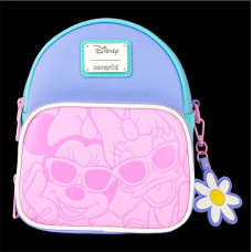 Loungefly Disney: Daisy Duck & Minnie Mouse Mini Convertible Backpack (WDTB3189)
