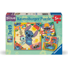 Ravensburger Disney Puzzle: Stitch - Aloha (3x49 pcs) (12004114)
