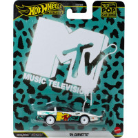 Mattel Hot Wheels Premium Cars: Pop Culture Music Television – '84 Corvette Vehicle (JHW93)
