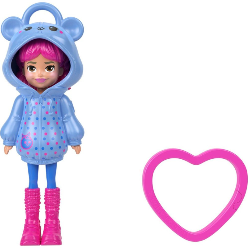 Mattel Polly Pocket: Tiny Worlds - Blue Dot Dress Doll (JKC61)