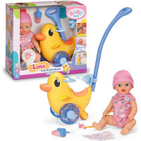 Zapf Creation : Baby Born Lena Doll (36cm) & Berta Duck Walker (840498)