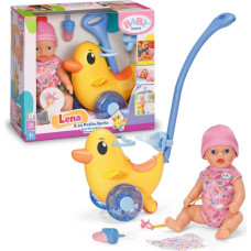 Zapf Creation : Baby Born Lena Doll (36cm) & Berta Duck Walker (840498)