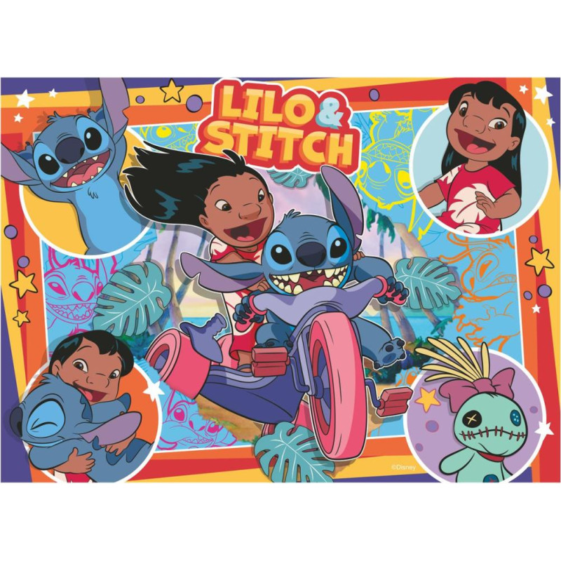 Ravensburger Puzzle: Stitch - Aloha! (4x100 pcs) (05731)