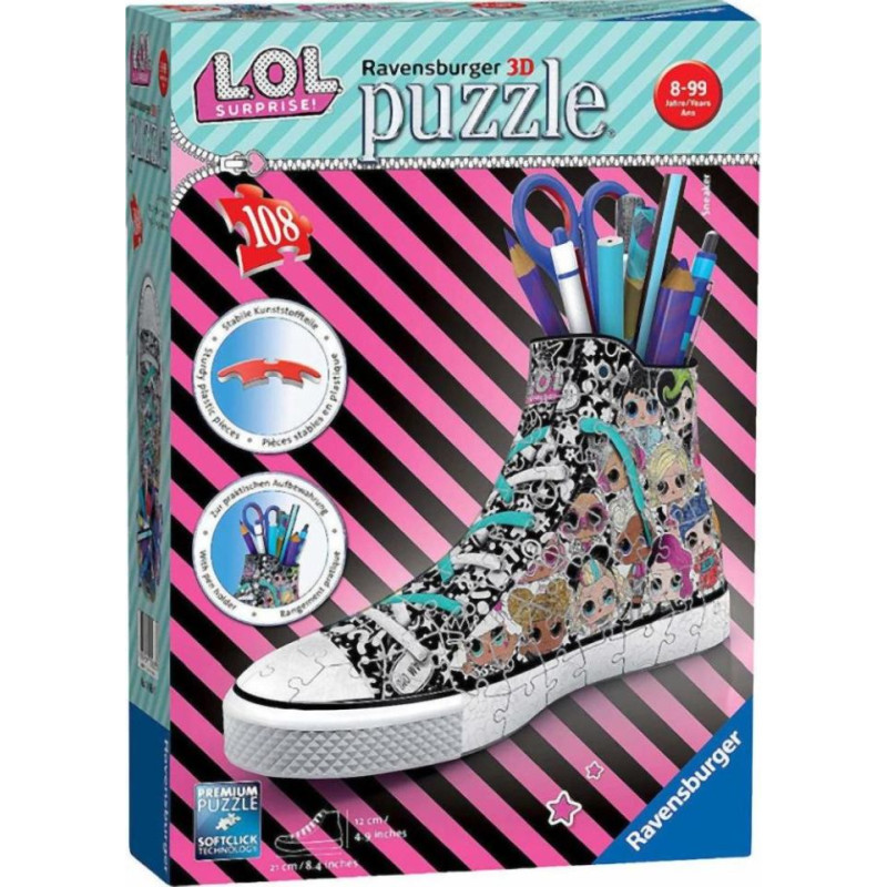 Ravensburger 3D Puzzle: Sneaker L.O.L. Surprise (108 pcs) (11163)