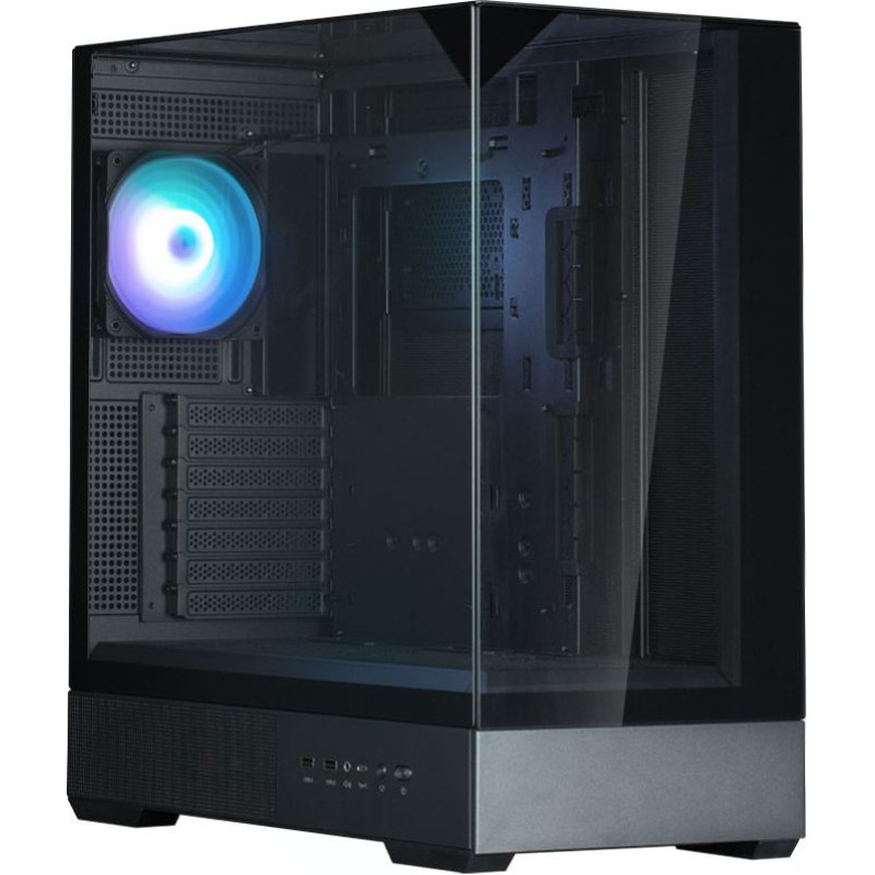 Zalman P40 Prism Black, ARGB Fan x1